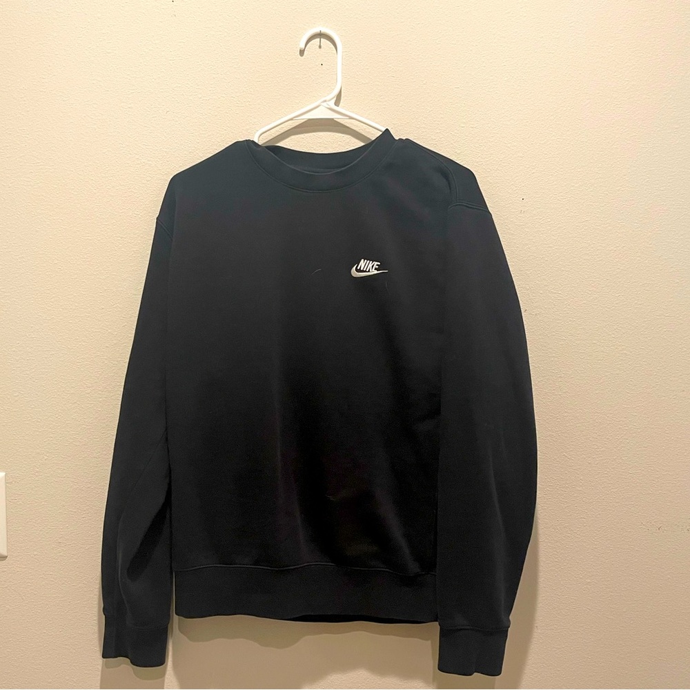 Black, Nike crew-neck!! Selling because I have too many crew-necks/sweatshirts